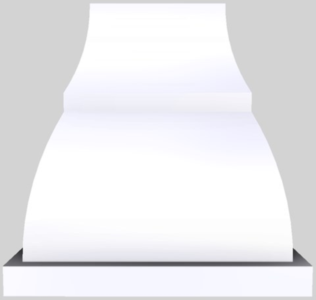 Vent-A-Hood® Designer Series 66" White Island Range Hood-1