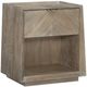 Caracole® Earthly Delight Caracole Classic Ash Driftwood/Sundance Gold Nightstand-0