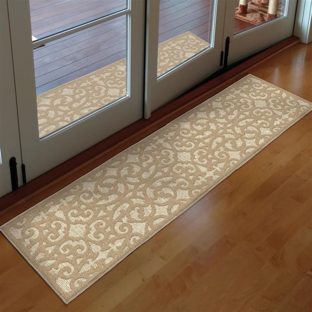 Orian Boucle' Seaborn Driftwood 1'11" x 7'6" Rug-1