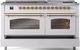 Ilve® Nostalgie II Series 60" White Pro Style Dual Fuel Range-4