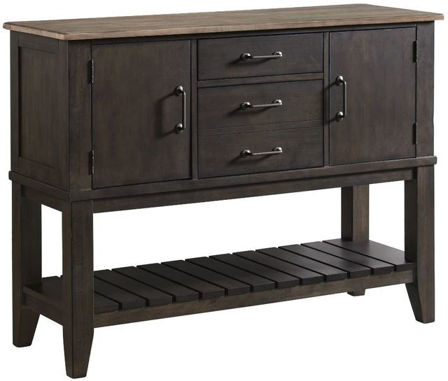 Intercon Beacon Black/Walnut Server-0