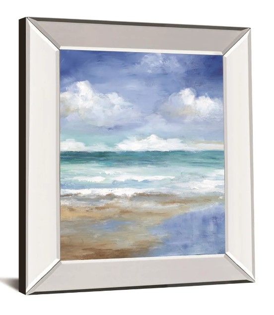 Classy Art Washy Coast II by Nan Mirrored Frame Wall Art-1