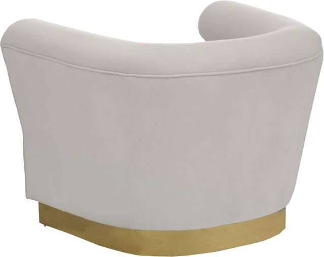 Meridian Furniture Bellini Cream Velvet Chair-1