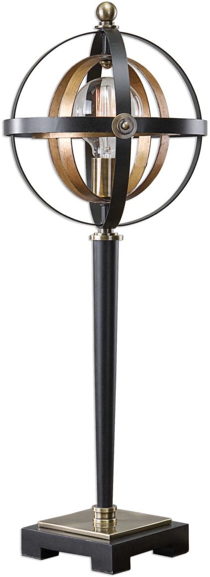 Uttermost by Carolyn Kinder Rondure Black Accent Lamp-0