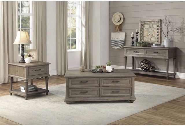 Mazin Furniture Cardano Driftwood Light Brown Sofa Table-3
