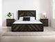 International Furniture Direct Balam Black Nightstand-1