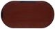 Furniture Classics Homer Dark Brown Oval Mirror-4