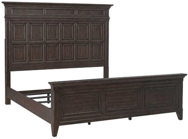 Liberty Furniture Paradise Valley 4-Piece Saddle Brown King Bedroom Set-2