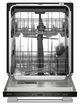 KitchenAid® 24" PrintShield™ Stainless Steel Third Level Utensil Rack Top Control Built-In Dishwasher with 30+ Total Wash Jets-1