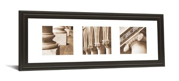 Classy Art Architectural Triptych I by Tony Koukos Wall Art-1
