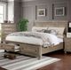 Furniture of America® Wells Gray Eastern King Bed-0