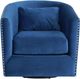 Elements International Stanton Mercer Navy Swivel Chair-1