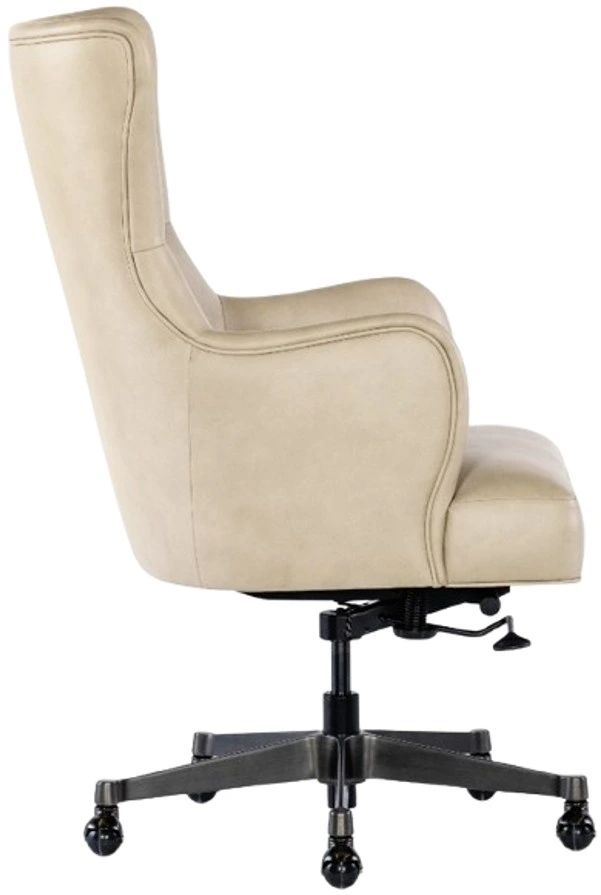 Hooker® Furniture Lazzaro Aline Stonewash/Dark Gunmetal Executive Tilt Swivel Chair-3