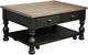 Riverside Furniture Barrington Antique Oak Rectangular Coffee Table with Matte Black Base-0