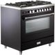 Verona® Ultima 36" Matte Black Pro Style Dual Fuel Range-1