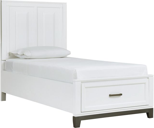 Benchcraft® Brynburg 5-Piece White Twin Youth Storage Panel Bed Set-1