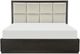 Homelegance® Hodgin Dark Charcoal Queen Upholstered Platform Bed-1