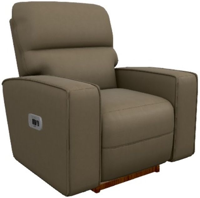 La-Z-Boy® Maddox Buff Power Rocking Recliner with Headrest and Lumbar-0