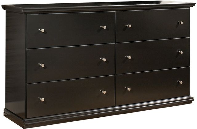 Signature Design by Ashley® Maribel 5-Piece Black King/California King Panel Headboard Bed Set-2