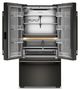 KitchenAid® 36" 24.8 Cu. Ft. Black Ore Counter Depth French Door Refrigerator with Internal Water Dispenser-1