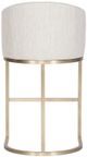 Vanguard® Furniture Vanguard Index Porcelain/Satin Brass Bar Stool-2