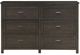 Mazin Furniture Hebron Dark Cherry Dresser-0
