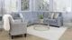 Decor-Rest® Furniture LTD 2678 Navy 2 Piece Sectional-1