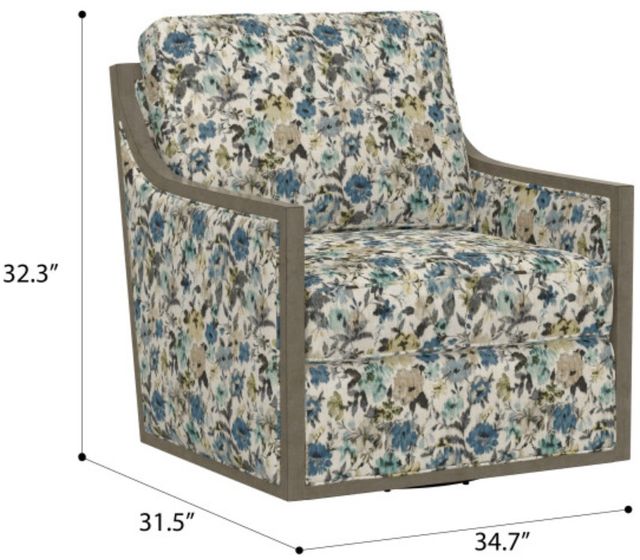 Emerald Home Cecily Blue Swivel Accent Chair-2