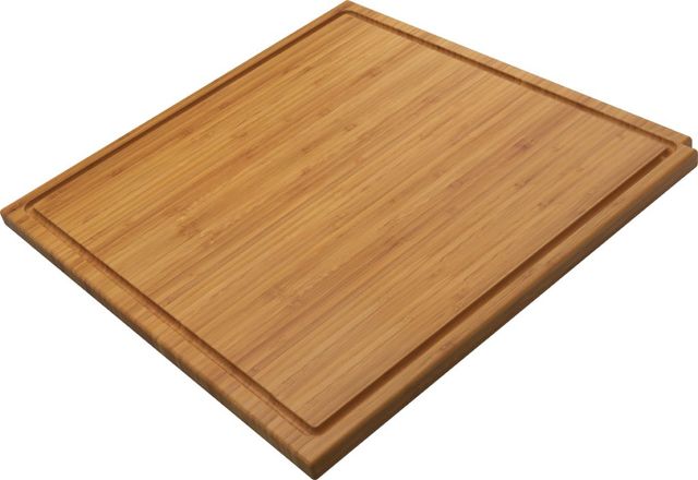 The Galley® Natural Golden Bamboo Upper Tier Corner Cutting Board-0