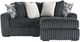 Signature Design by Ashley® Midnight Madness 2-Piece Gunmetal Right-Arm Facing Sectional and Chaise-0