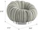 Emerald Home Lily Gray Pumpkin Swivel Accent Chair-2