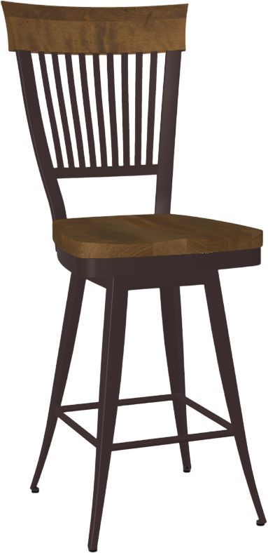 Amisco Customizable Annabelle Swivel Counter Stool-0