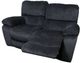 Porter International Designs Ramsey Steel Gray Dual Reclining Loveseat-2
