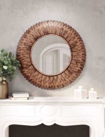 Zuo® Modern Rhoda Copper Mirror-2