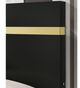Furniture of America® Lillestrom Black/Gold Twin Panel Bed-1