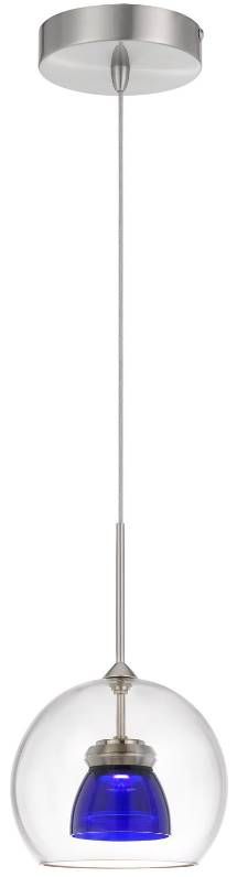 Cal® Lighting & Accessories Clear Blue Mini Pendant-0