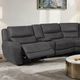 Furniture of America® Demetrius 6-Piece Granite Gray Power Reclining Sectional-2