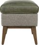 Hooker® Furniture Camille Potenza Graphit/Siena Moss Ottoman-2