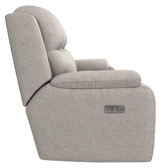 La-Z-Boy® Dorian Barley Power Reclining Loveseat with Console and Headrest-3