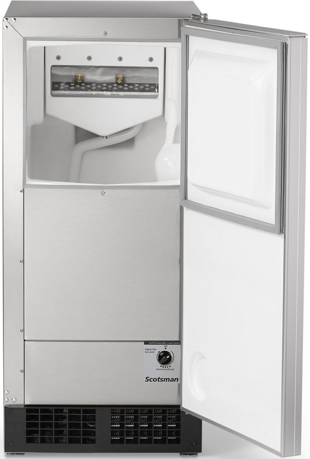 Scotsman® 15" 30 lb. Legacy Gourmet Cuber Stainless Steel Ice Maker-1