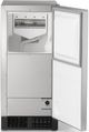 Scotsman® 15" 30 lb. Legacy Gourmet Cuber Stainless Steel Ice Maker with Drain Pump-1