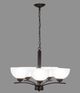 YHD Alta Peak Coffee 5-Light Chandelier-1