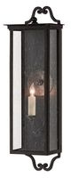 Currey & Company Giatti Midnight Small Outdoor Wall Sconce-0