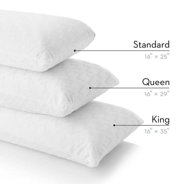 Malouf® Z™ Zoned Gel Dough™ High Loft Queen Pillow-5