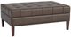 Bassett® Furniture Customizable Dover Leather Large Rectangle Ottoman-0