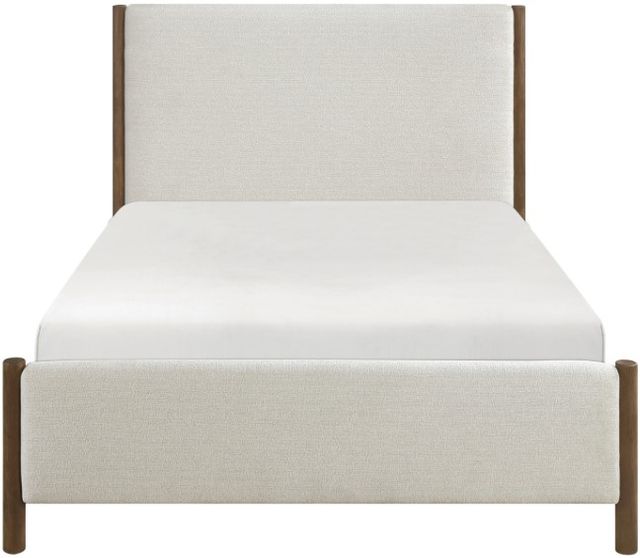 Mazin Furniture Julian Eastern King Caramel Oak Platform Bed-1