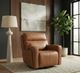 Liberty Furniture Chase Oslo Antelope Swivel Glider Triple Power Zero Gravity Recliner-1