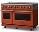 Viking® 5 Series 48" Spiced Cider Pro Style Induction Range with Brushed Brass Trim-3