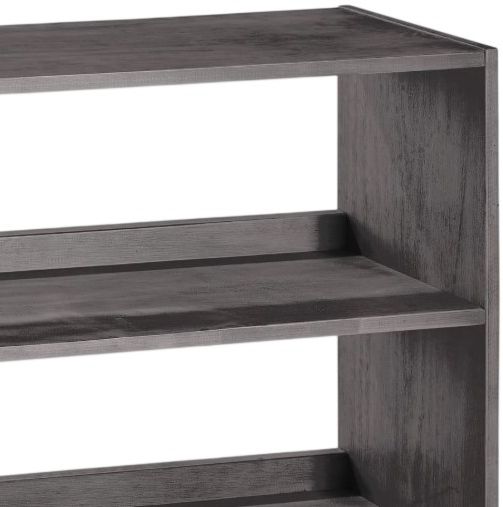 Donco Kids Louver Antique Gray Youth Small Bookcase-2