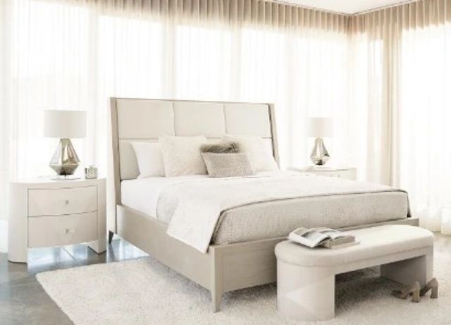 Bernhardt Axiom Gray/Linear White Bench-1